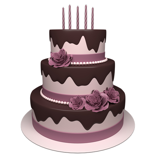 Torte für Hochzeit